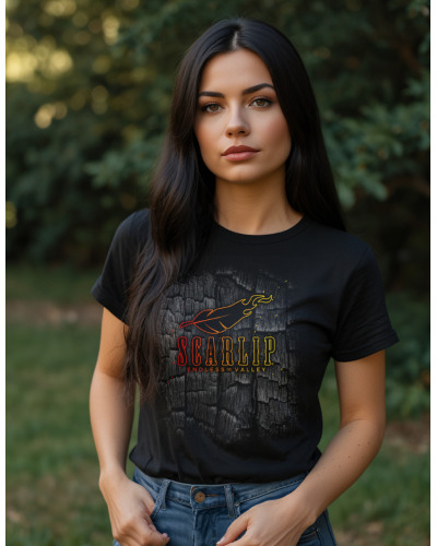 Camiseta Burning Heart mujer| Endless Valley Fusion Nature Collection
