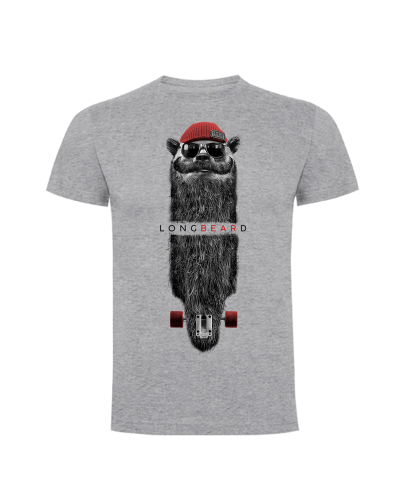 Camiseta LongBeard Red mujer| Endless Valley Urban Collection