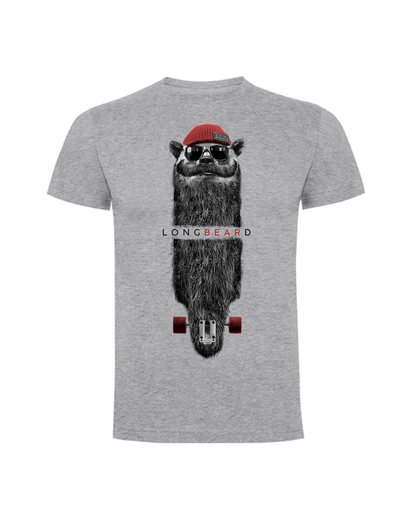 Camiseta LongBeard Red hombre | Endless Valley Urban Collection